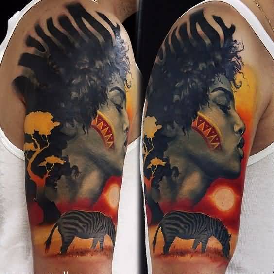 17 Outstanding African Tattoo Designs Images