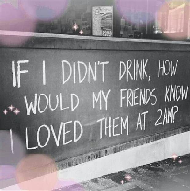 Cute Drinking Quotes Meme Image 08
