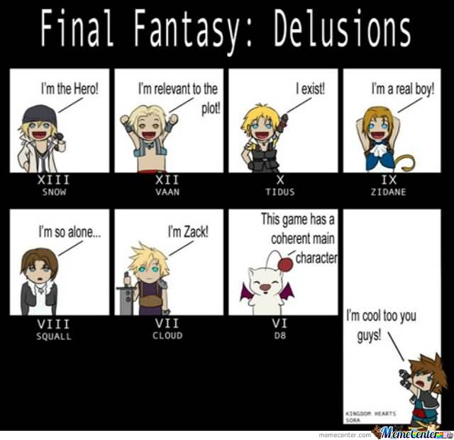Final Fantasy Meme Image Joke 15