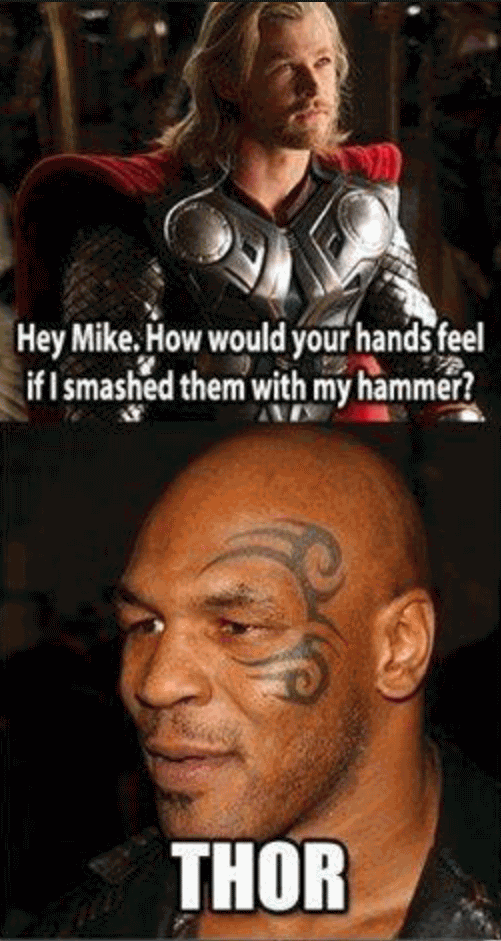 Funny Mike Tyson Meme Image Joke 02