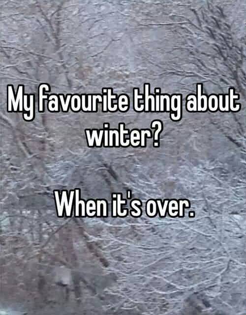 I Hate Winter Quotes Meme Image 20