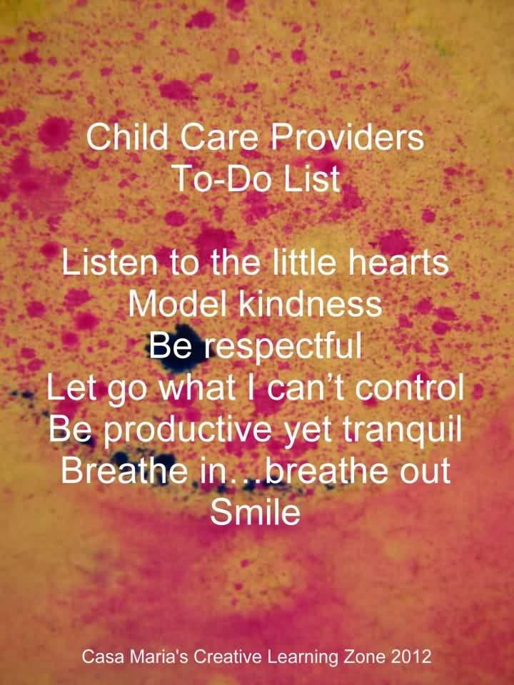 Inspirational Quotes For Child Care Providers Meme Image 05