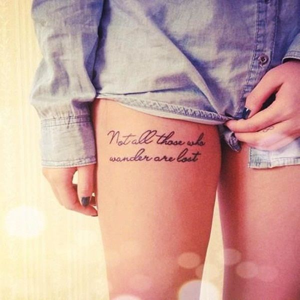 Quote Tattoos On Thigh Meme Image 20