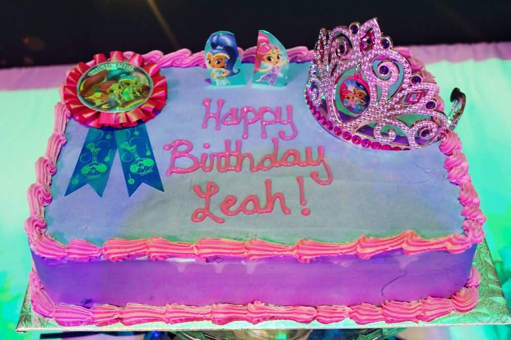 Shimmer and Shine Birthday Cake Image Photo Party 20