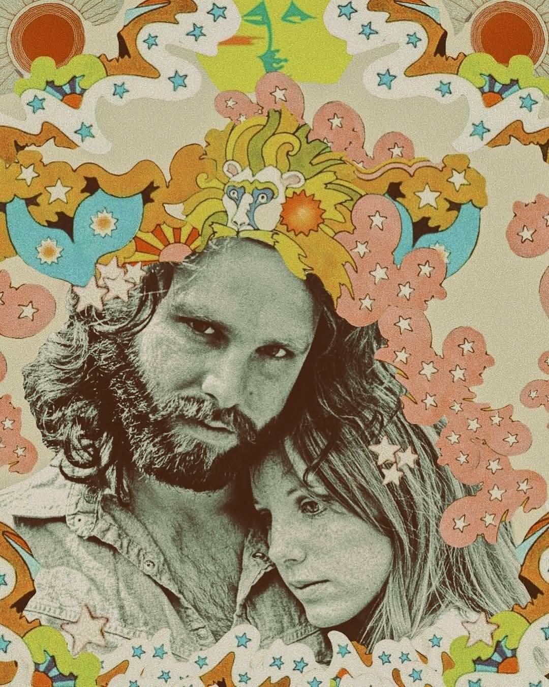 Some Rare Pictures Of Jim Morrison with Girlfriend Pamela Courson 22