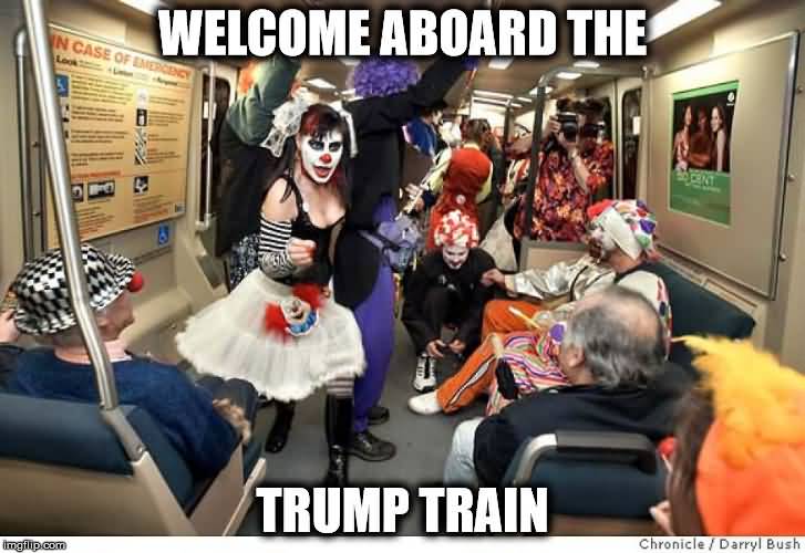 Trump Train Meme Funny Image Photo Joke 07