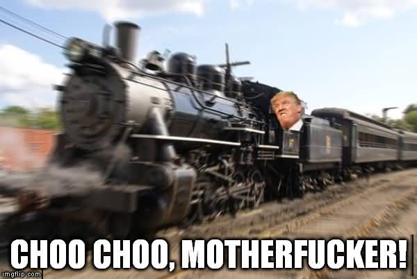 Trump Train Meme Funny Image Photo Joke 11