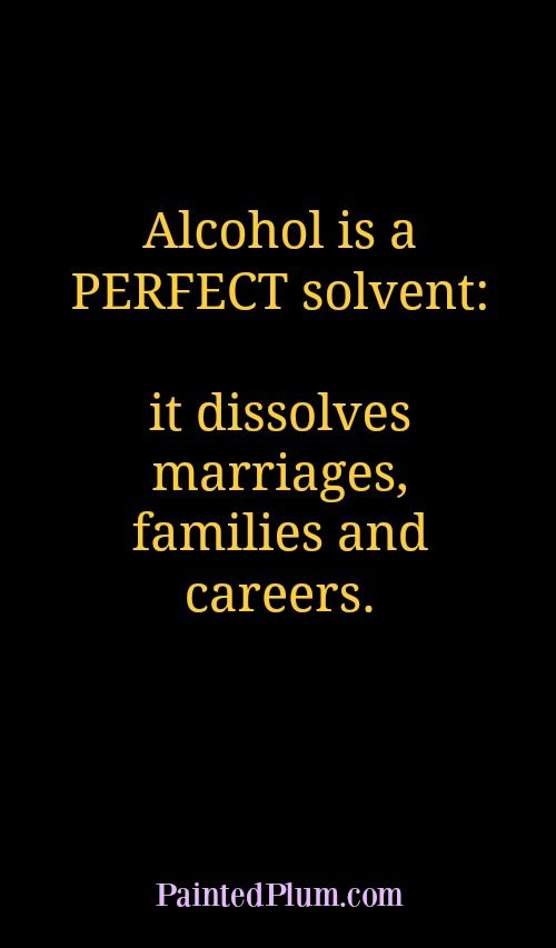 Alcohol Is A Perfect