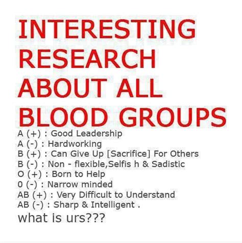 Interesting Research About All Blood Sayings