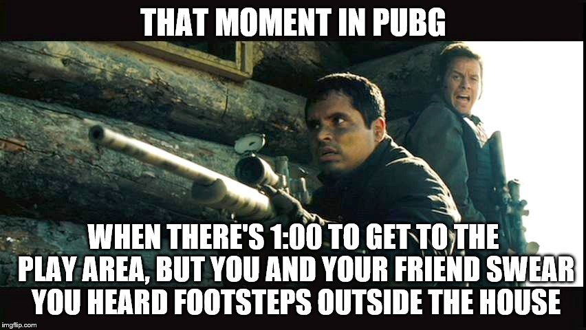 That Moment In PUBG When There's 100 To Get To The Play Area PUBG Meme