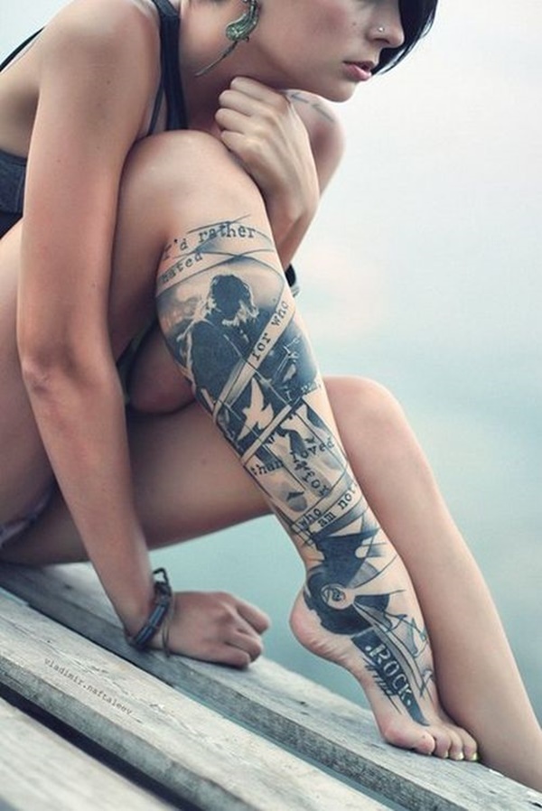 58 Ankle Tattoo Designs For Cute Girls and Women