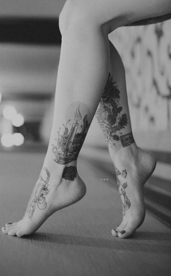 Fabulous Ankle Tattoo Photo