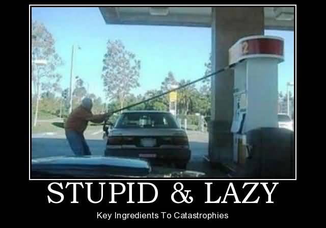 Funny Lazy Memes Stupid & Lazy Key Ingredients To Catastrophies