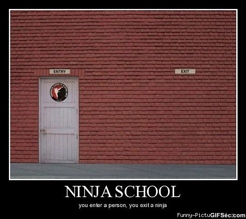 Funny Ninja Memes Ninja School You Enter A Person You Exit A Ninja Image