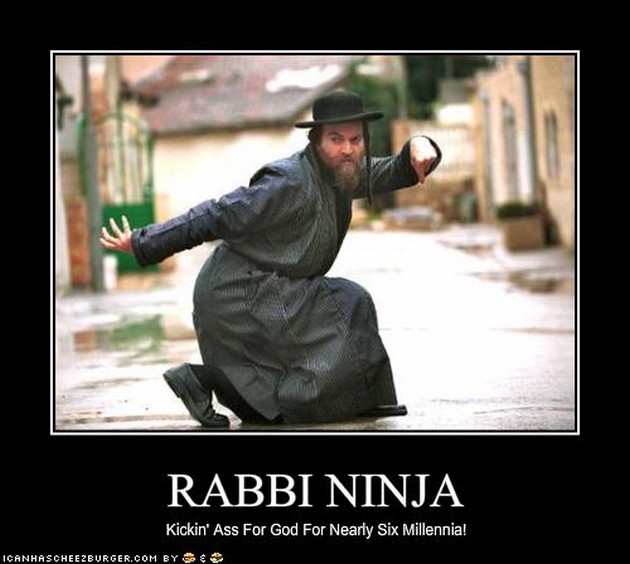 Funny Ninja Memes Rabbi Ninja Kickin Ass For God Nearly Six Millennia Picture