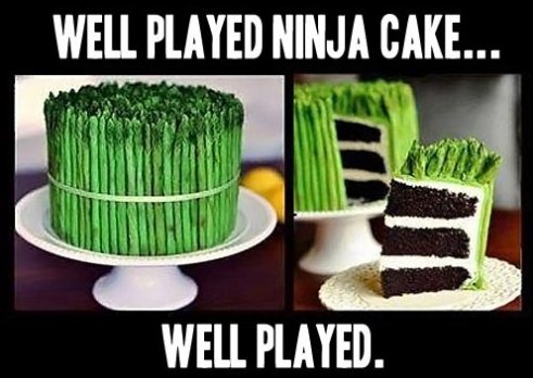 Funny Ninja Memes Well Played Ninja Cake Well Played Image