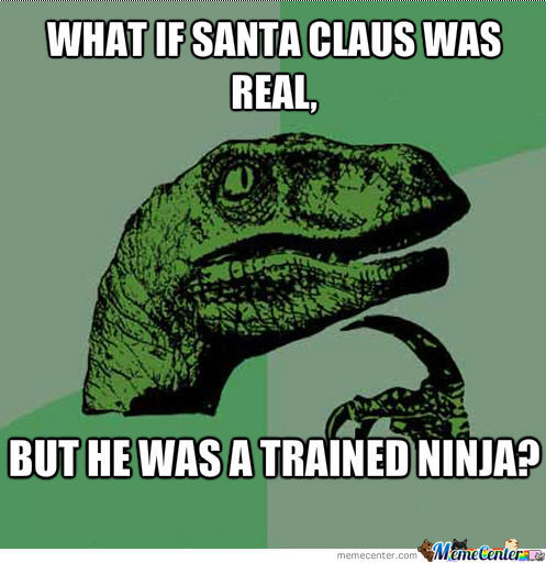 Funny Ninja Memes What If Santa Claus Was Real But He Was A Trained Ninja Picture