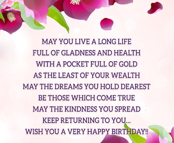 Happy Birthday Principal Poem May You Live A Long