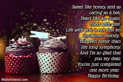 Happy Birthday Principal Poem Sweet Like Honey And As