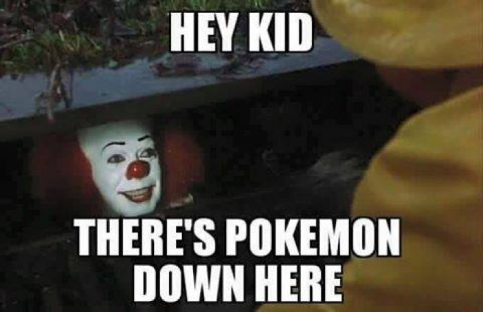 Hey Kid There's Pokemon Down Here Pokemon Go Memes