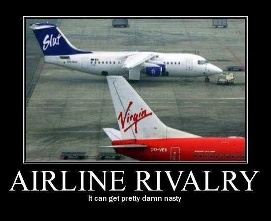 Hilarious WTF Meme Airline Rivalry It Can Get Pretty Damn Nasty