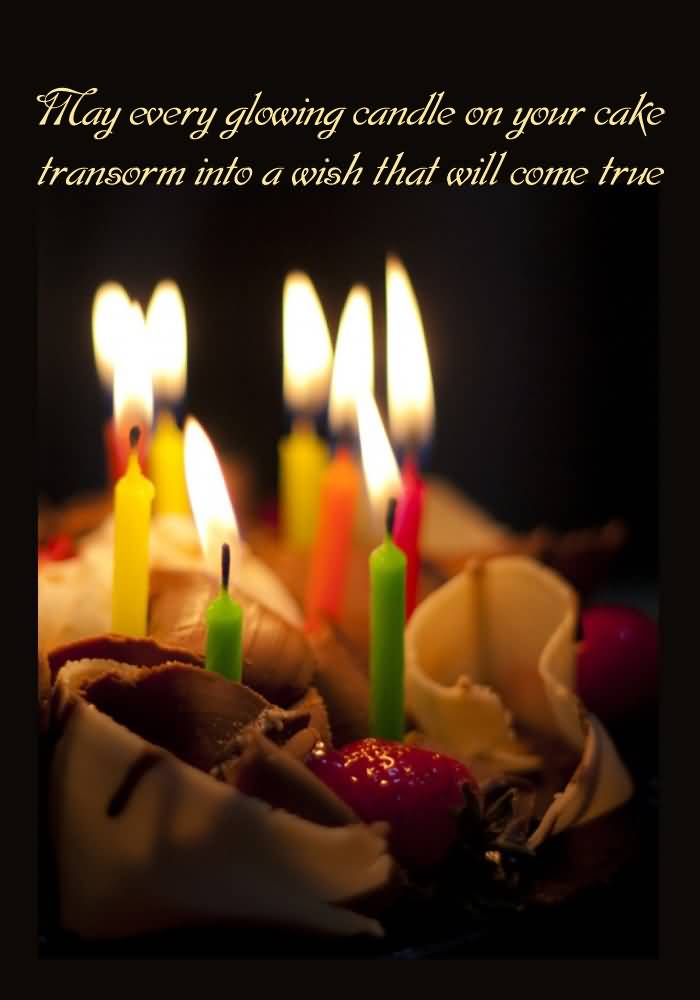 May Every Glowing Candle Happy Birthday Images For Husband Free Download