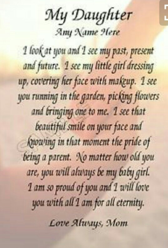 My Daughter I Look At You Proud Of My Granddaughter Quotes