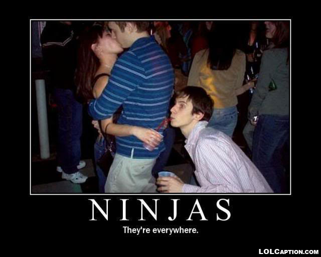 Ninjas Theyre Everywhere Funny Ninja Memes Graphic
