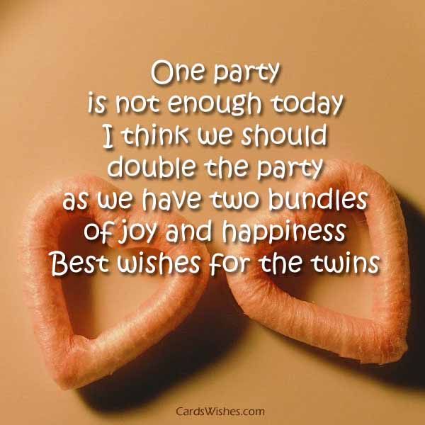 One Party Is Not Birthday Wishes For Twins Images