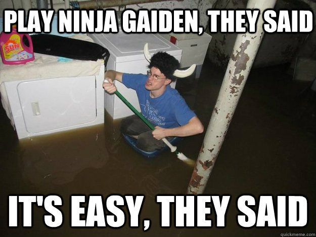 Play Ninja Gaiden They Said Its Easy Funny Ninja Memes