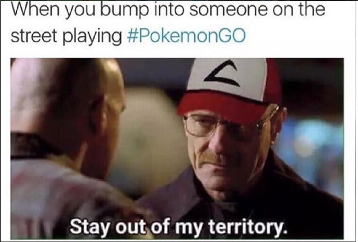 Pokemon Go Memes When You Bump Into Someone On The Street Playing