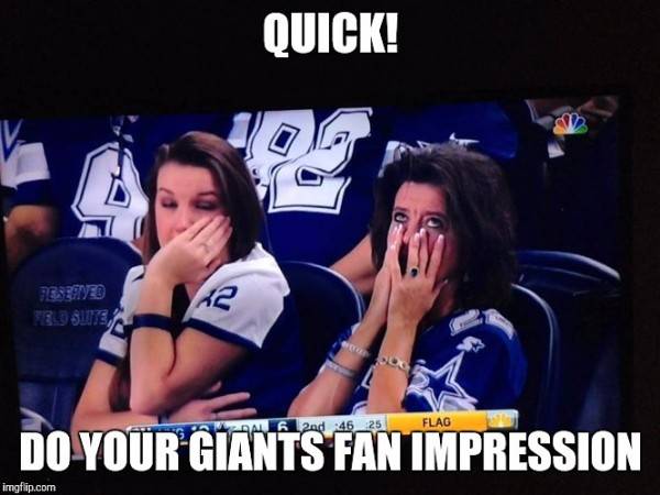 23 Funny Giants vs Cowboys Meme You Never Seen Before