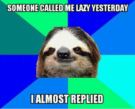 Someone Called Me Lazy Yesterday I Almost Replied Funny Lazy Memes