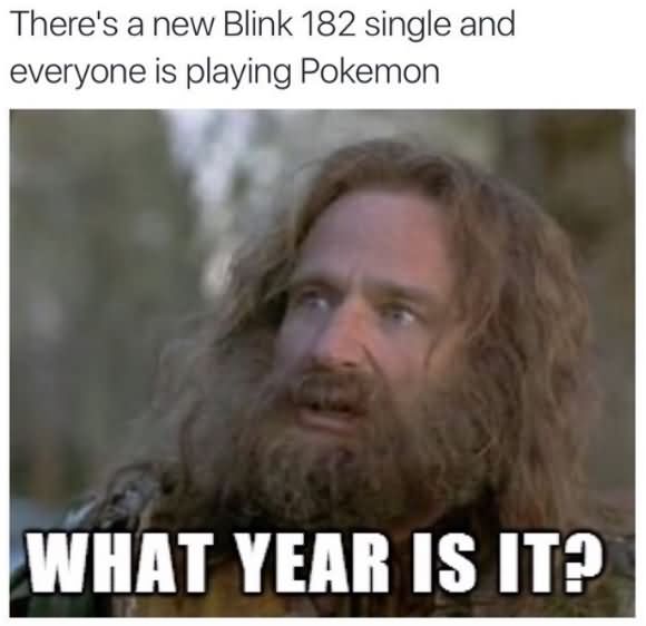 There's New Blink 182 Single And Everyone Is Playing Pokemon Go Memes