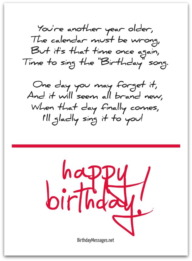 You're Another Year Older Happy Birthday Principal Poem