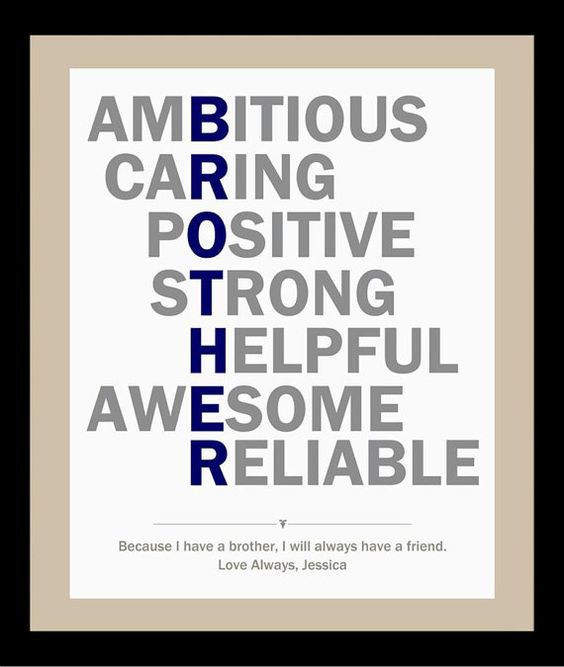 Ambitious Caring Positive Strong Brother Quotes