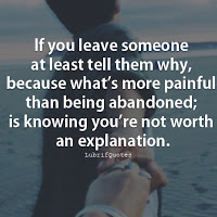 If You Leave Someone At Least Abandonment Quotes