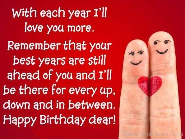 20 Birthday Love Wishes For Him With Images | QuotesBae