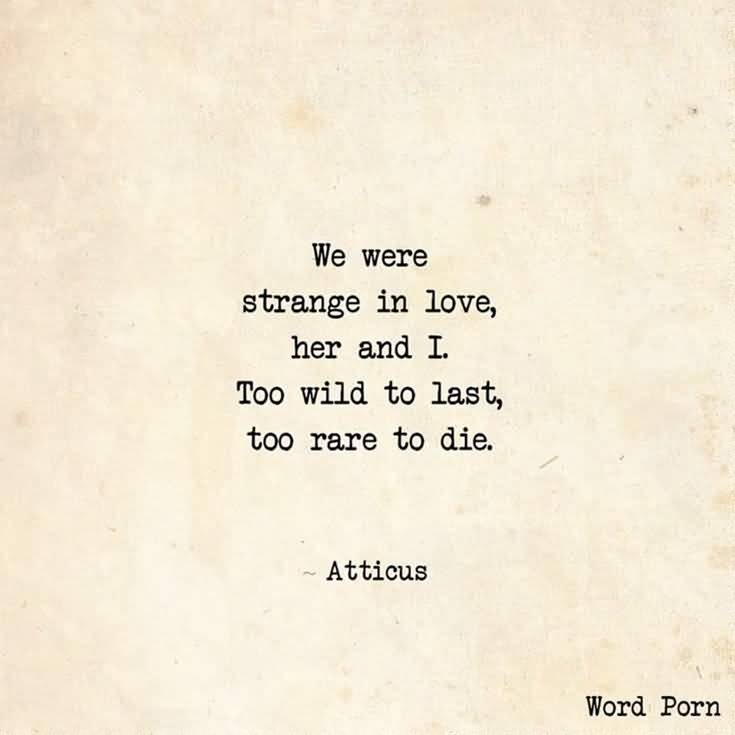 We Were Strange In Broken Heart Quotes