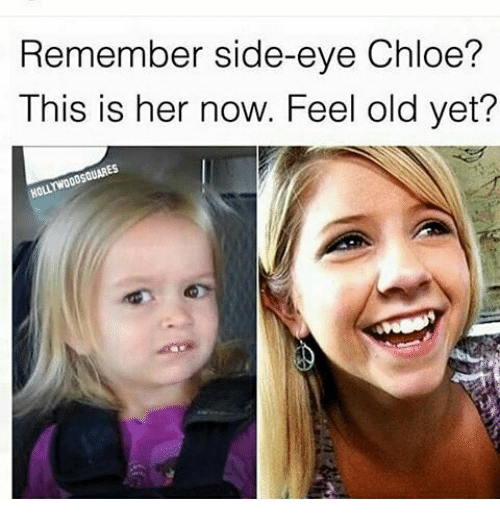 Remember Side Eye Chloe Meme Now