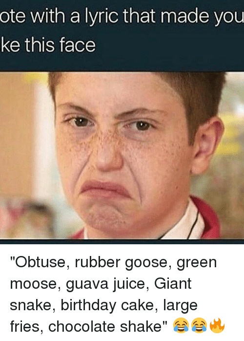 Wrote With A Lyric Guava Meme