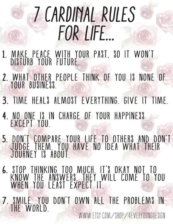 7 Rules Of Life Quote 09