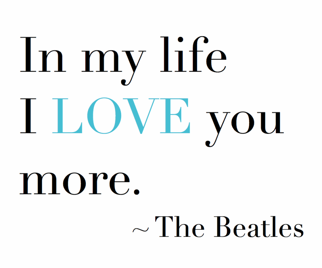 Beatles Quotes Love and Sayings About Feeling Love