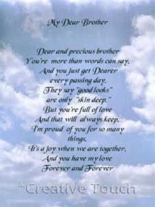 Birthday Quotes For Brother In Heaven Meme Image 01