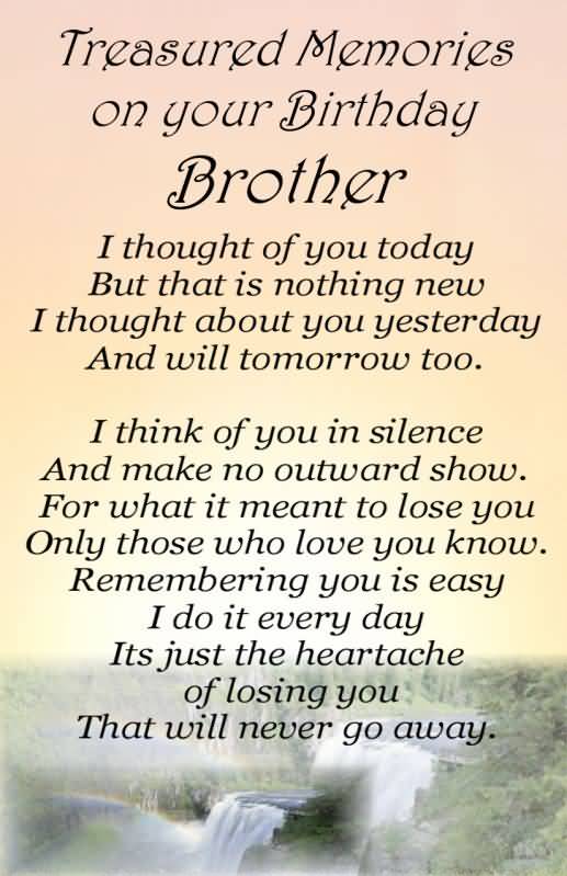Birthday Quotes For Brother In Heaven Meme Image 10