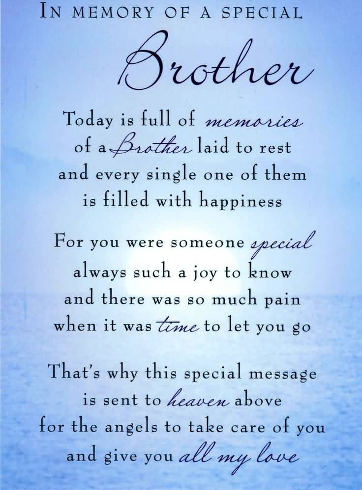 Birthday Quotes For Brother In Heaven Meme Image 15