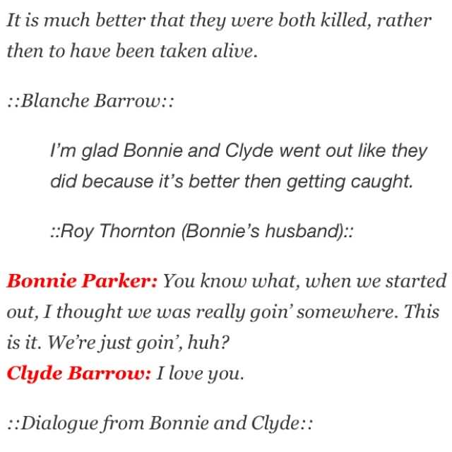 Bonnie and Clyde Quotes Meme Image 14