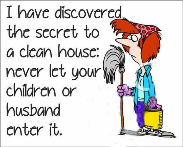 25 Funny House Cleaning Quotes & Sayings