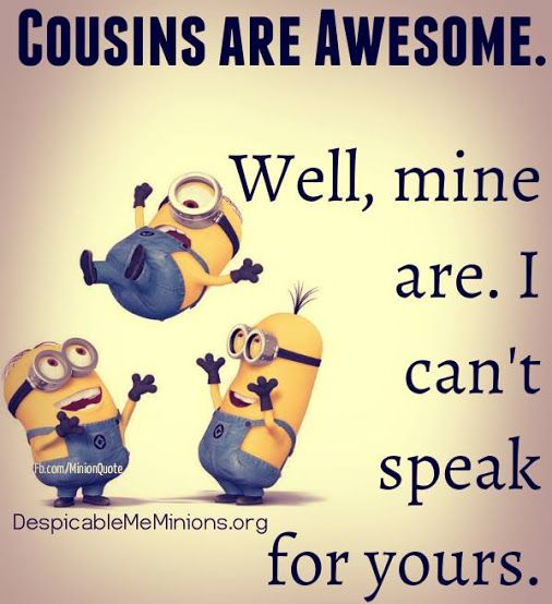 Funny Quotes About Cousins Meme Image 14