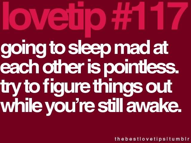 Going To Sleep Mad Quotes Meme Image 15